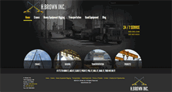 Desktop Screenshot of hbrown.com